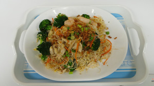 Thai Special Stir-Fried  Rice Vermicelli with Vegetables